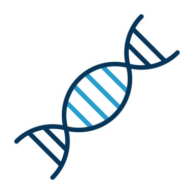 dna. Web simgesi basit illüstrasyon 