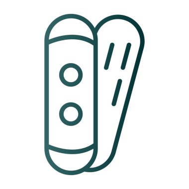 Tıbbi ve arka planın vektör çizimi