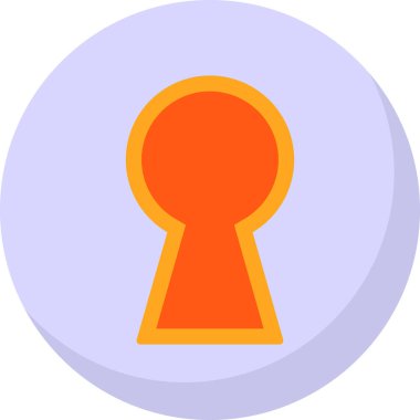 Anahtar simgesi vektör illüstrasyonu