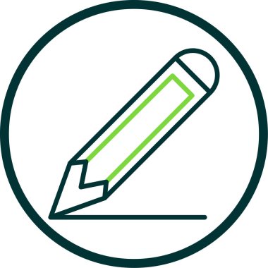 Kalem düz simge. Web vektörü basit illüstrasyon