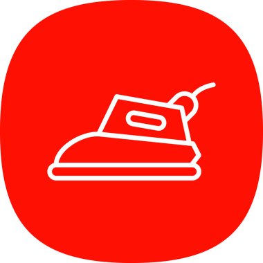 Ütü. Web simgesi basit illüstrasyon 