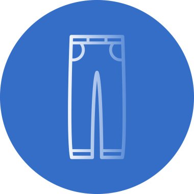 pantolon simgesi vektör illüstrasyonu