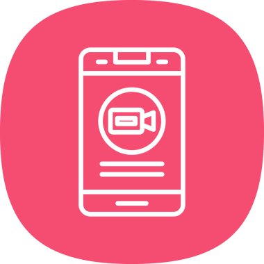 Vektör Mobil simge illüstrasyonu