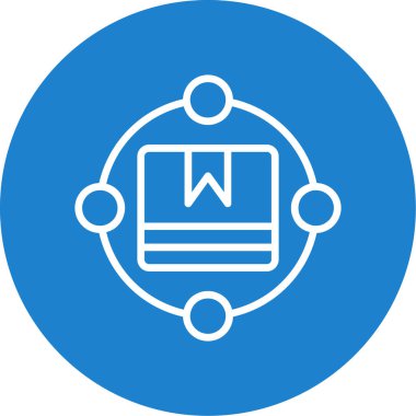 iş grafiği ikon vektör illüstrasyonu