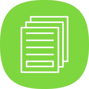 belge simgesi vektör illüstrasyonu