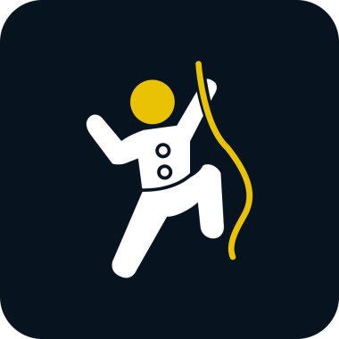 Web simgesi vektör illüstrasyonuna tırmanılıyor