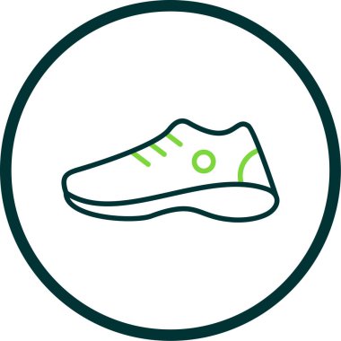 spor ayakkabı kutsal kişilerin resmi, vektör çizim