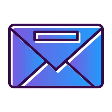 posta iletisi simgesi vektör özeti çizimi