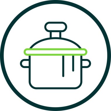 Pan simgesi vektör illüstrasyonu