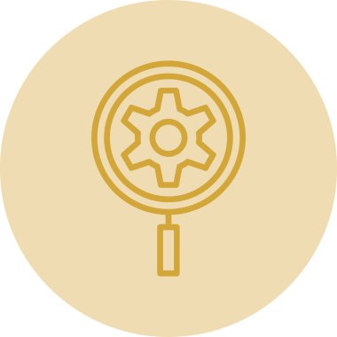 Arama Simgesi - Büyütme Cam Vektörü, Tasarım, Sunum, Web Sitesi veya Uygulamalar İçin İmza ve Sembol.