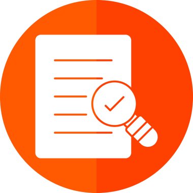 Kontrol listesi. Web simgesi vektör illüstrasyonu