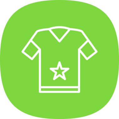 t-shirt simgesi veya logo izole edilmiş işaret sembolü çizimi