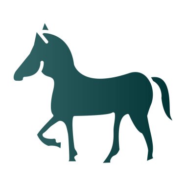 At yassı simgesi, vektör illüstrasyonu