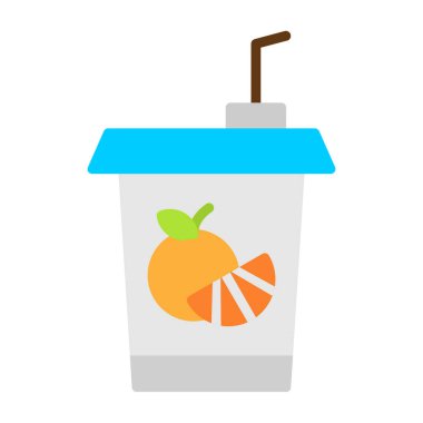 Plastik bardakta taze meyve suyu