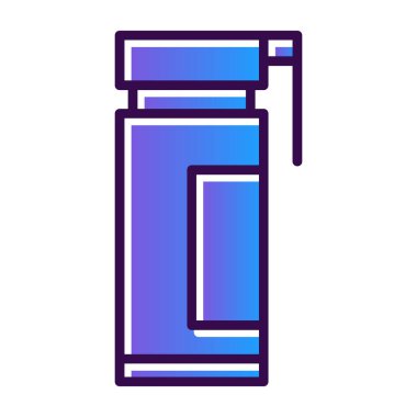 Şişe simgesinin vektör illüstrasyonu 