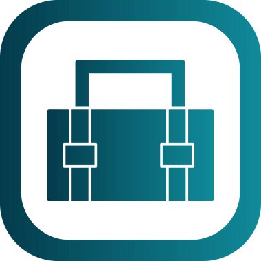  Evrak Çantası'nı web simge vektör çizim 