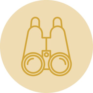 Dürbün simgesi, logo illüstrasyonu