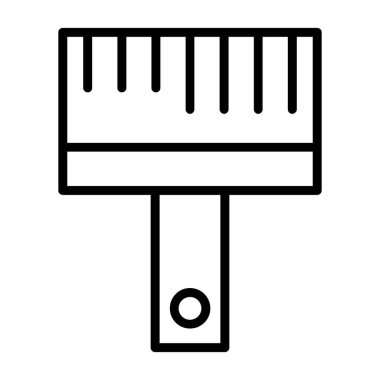 Tarak simge vektör çizim