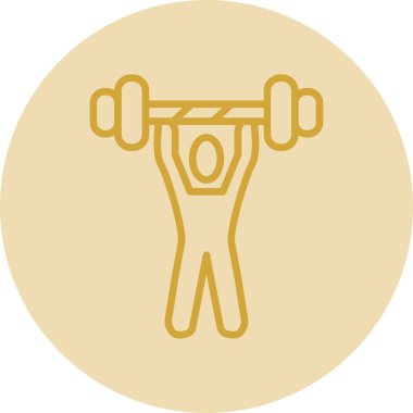 dambıl simgesi vektör illüstrasyonu