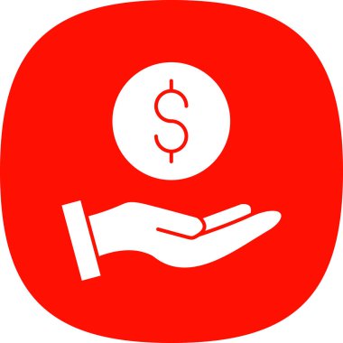 Dolar vektör simgesi modern illüstrasyon