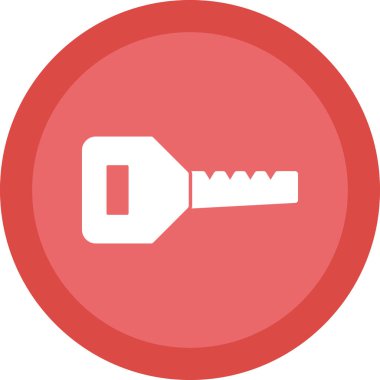 anahtar simgesi, vektör illüstrasyonu basit tasarım