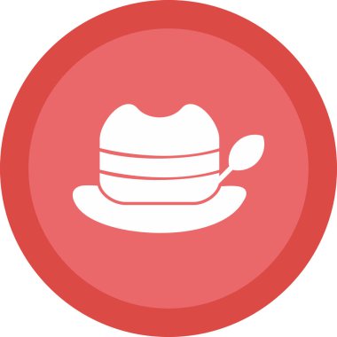 bir şapka vektör simgesi