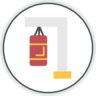 Çanta simgesinin vektör illüstrasyonu