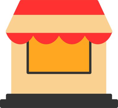 Basit depolama simgesi, vektör illüstrasyon tasarımı