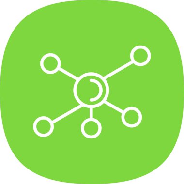 vektör ağ simgesi çizimi