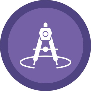 Pusula. Web simgesi basit illüstrasyon 