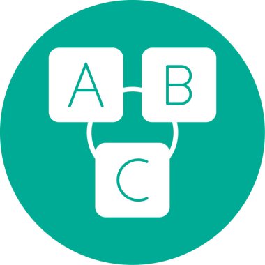 bir b & c simgesinin vektör çizimi