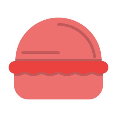 Makaronlar pasta web simgesi, vektör illüstrasyonu 