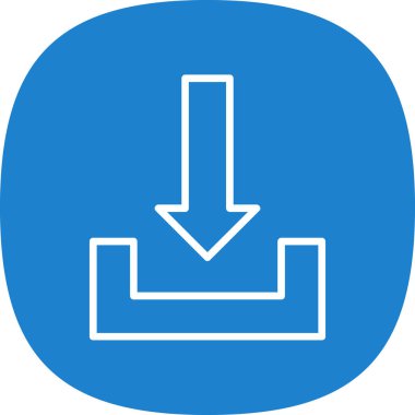 İndir. Web simgesi basit illüstrasyon