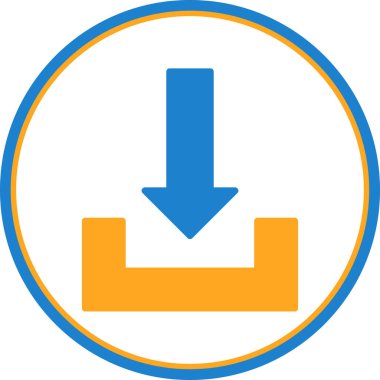 İndir. Web simgesi basit illüstrasyon