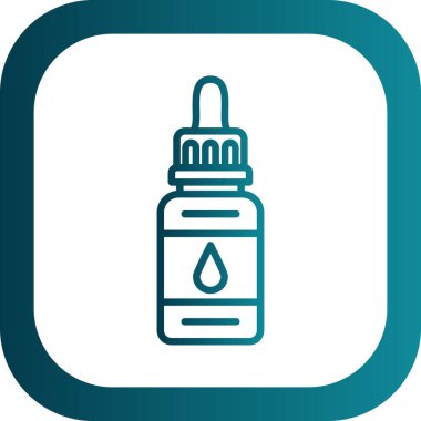 Benzersiz sprey şişe vektör çizgisi simgesi