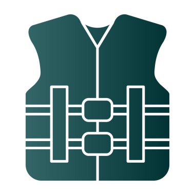 yelek simgesi, vektör biçimi