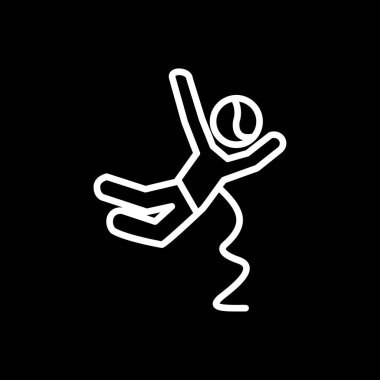 Bir insan figürünün vektör çizimi