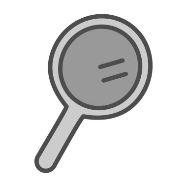 ayna simgesi, ağ basit illüstrasyon