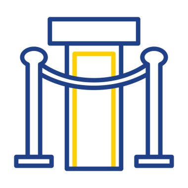 sütun simgesi vektör çizimi çizimi