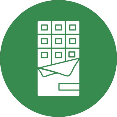 Bir takvim simgesinin vektör illüstrasyonu