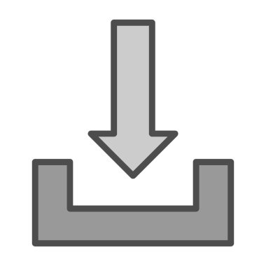 İndir. Web simgesi basit illüstrasyon