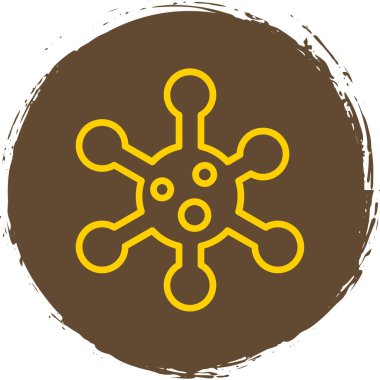 Çizgi film simgesinin vektör çizimi