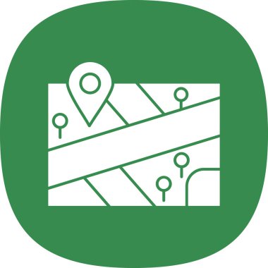 harita pin konumu simgesi düz biçimli