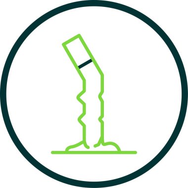 Cigarette butt icon vector illustration 