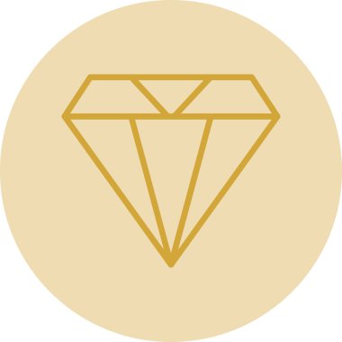 Elmas düz simge, vektör illüstrasyon tasarımı