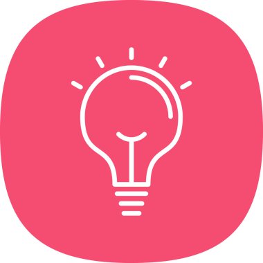 ampul simgesi vektör illüstrasyonu 