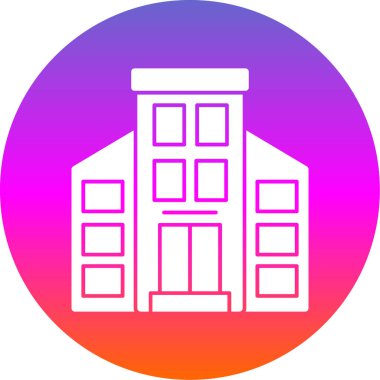 Daire. Web simgesi basit illüstrasyon