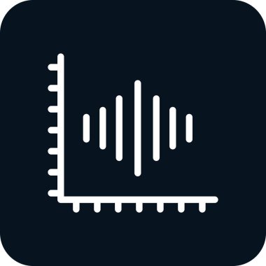 bar grafik simgesi. Basit resimleme