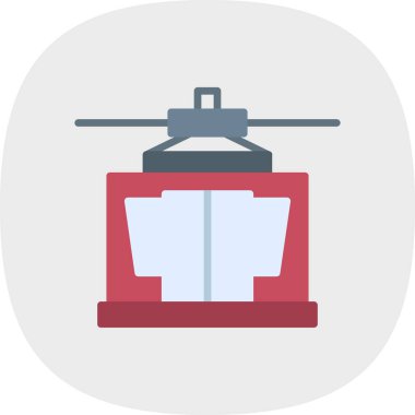 Kamp renkli vektör simgesi