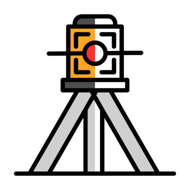 Lazer ağ simgesi vektör illüstrasyonu